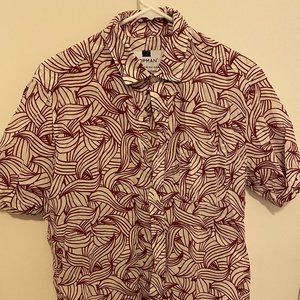 Topman Mens, Short Sleeve Floral